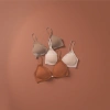 Brown tone-free bra set, breathable and comfortable lace lingerie two-piece set Application Scenario